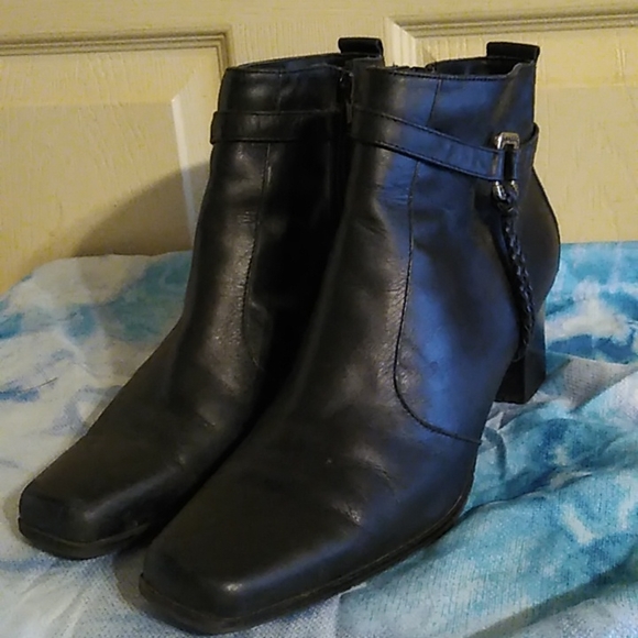 Leather Ankle Boots - Picture 2 of 8